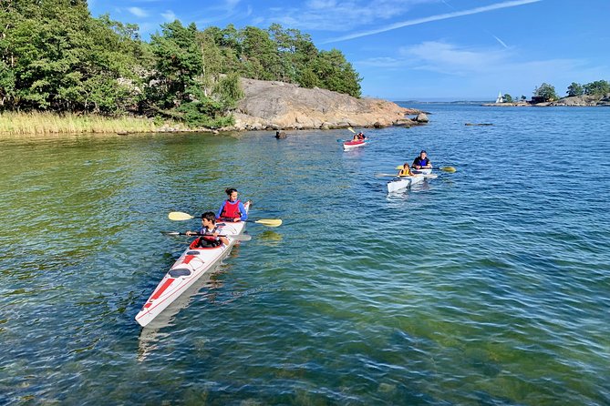 2-Day Kayak Tour in the Stockholm Archipelago - The First Two-Hour Paddle Through Quiet Water