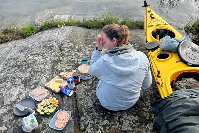 2-Day Kayak Tour in the Stockholm Archipelago - The Afternoon Paddle and Snack Stop