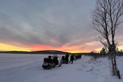 Day tour with snowmobile in Kiruna 10:30 am