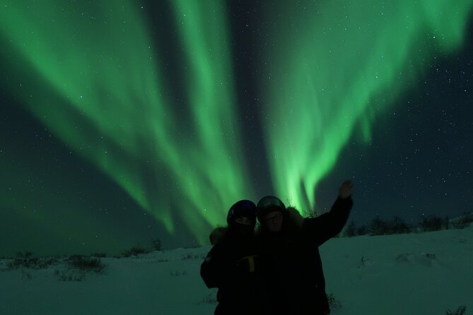 Enjoy the Aurora show on top of the mountain inc tipi dinner - Waiting for the Northern Lights on the mountain