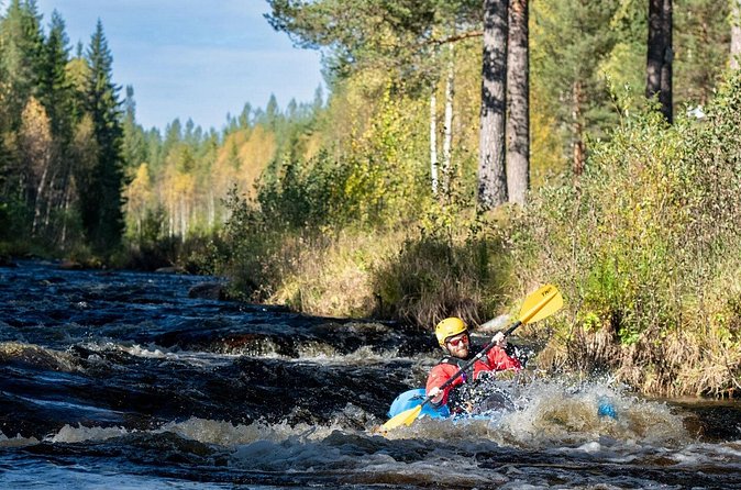 Family Packraft tour in Sälen - Faster water, active steering, and the right level of risk
