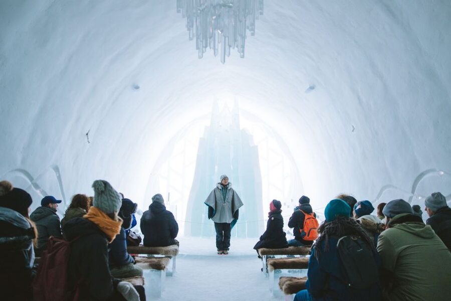 From Abisko: Explore the Icehotel - From Abisko to Jukkasjärvi by Mountain Road