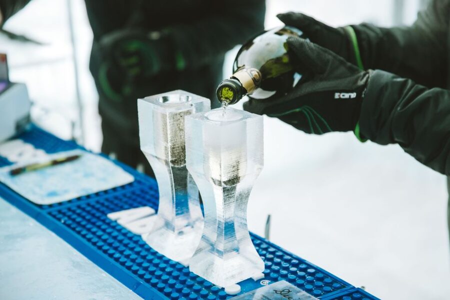 From Abisko: Explore the Icehotel - The Icebar and That Ice Glass