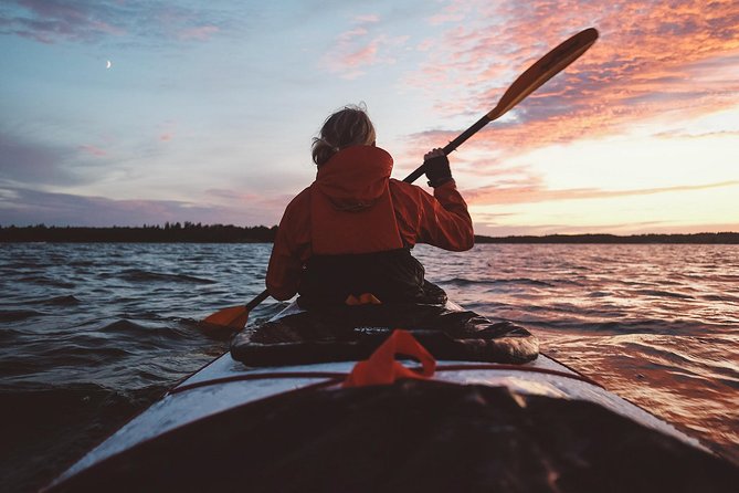 Guided 5-Day Kayak & Wildcamp the Archipelago of Sweden - Day one: sheltered water and sunset near Aspöja