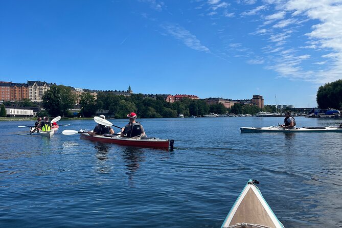 Guided Kayak Tour in Central Stockholm - When calm water turns into real exercise