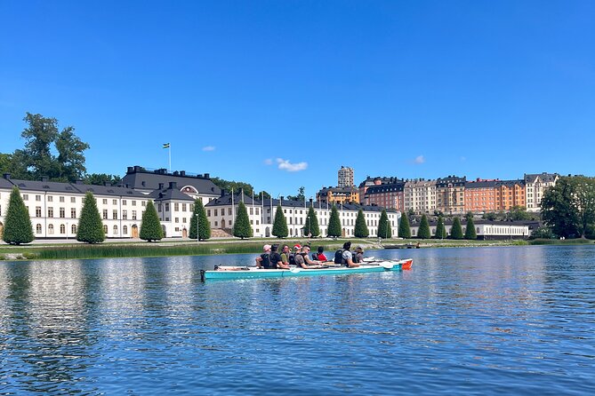 Guided Kayak Tour in Central Stockholm - The first paddle: learning the rhythm