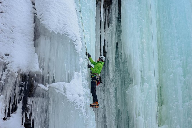 Ice Climbing Experience with Certified Guide - Pickup from Abisko and Björkliden