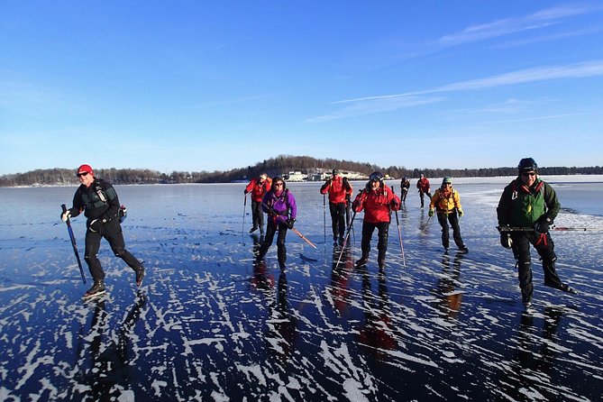 Introduction to Ice Skating on Natural Ice in Stockholm - Swedish scenery and the outdoor lunch