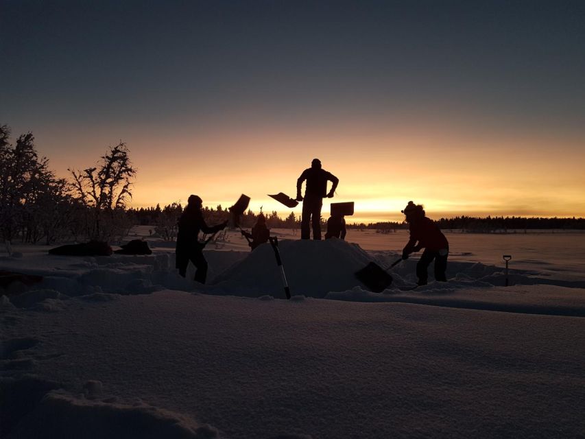 Kiruna: Build your own igloo overnight Tour - Four hours of snow, sweat, and teamwork
