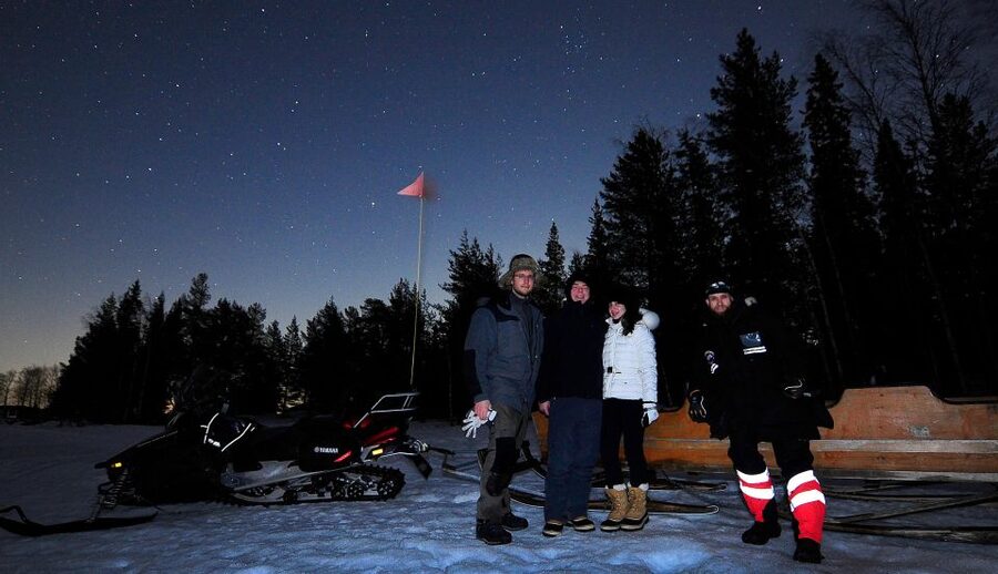 Luleå : Northern Lights Tour on a Snowmobile drawn Sled - Key points to know before booking