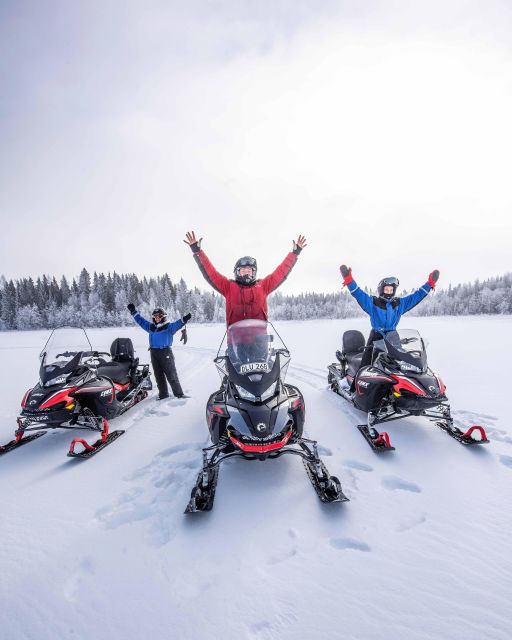 Luleå : Snowmobile - Forest and Ice Nature Tour 2h - The two-hour route through forest, lakes, and sea ice