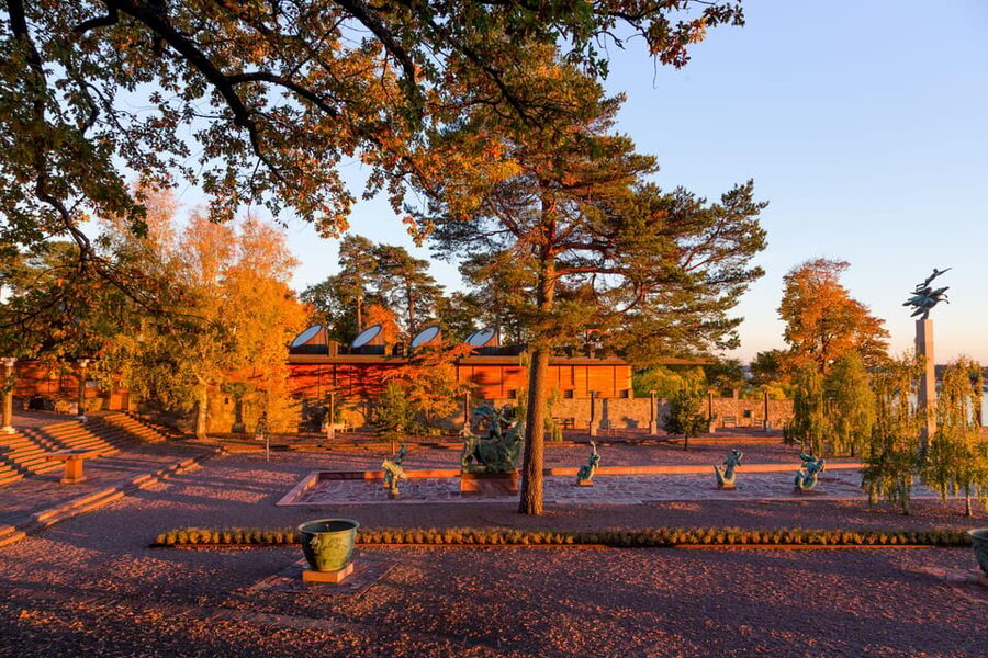 Millesgården Museum: sculpture park and art galllery - Lunch and coffee at Millesgården Lanthandel