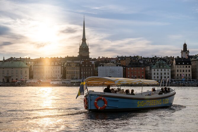Open Electric Boat Ride in Stockholm with Live-Guide - Stockholm by electric boat: key points