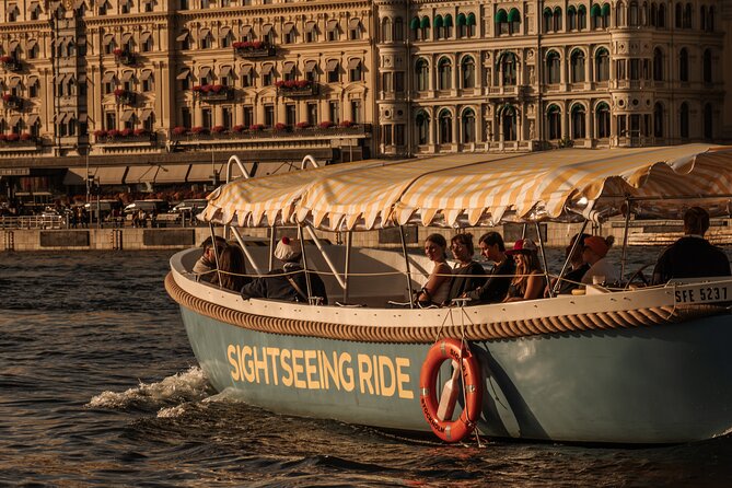Open Electric Boat Ride in Stockholm with Live-Guide - The Royal Palace and Sweden’s Parliament