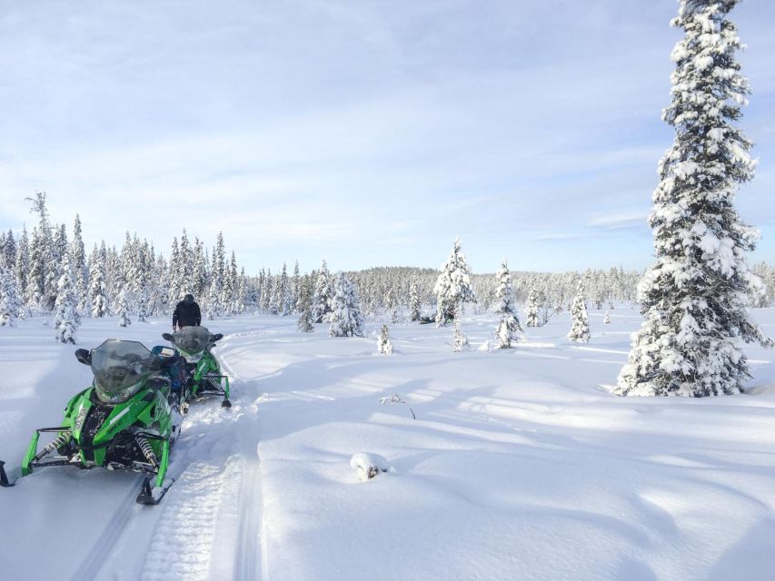 Polar Nature Tour on Snowmobile - Learning to handle the snowmobile safely