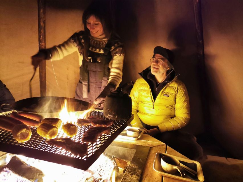 Premium Aurora Snowmobile Ride With Panoramic Views - A Firelit Tipi Dinner in Swedish Lapland