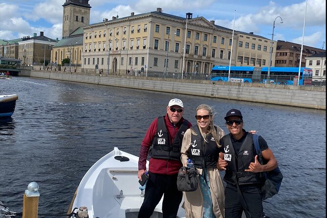 Private Boat Ride in Gothenburg with pickup - Gustav Adolfs Square and the riverfront story