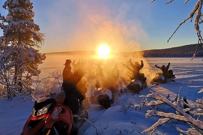 Snowmobile Arctic Adventure - From Kiruna office to snowy forest tracks