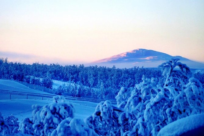 Snowmobile Safari to Lapland viewpoint - The snowmobile ride is smooth and shared