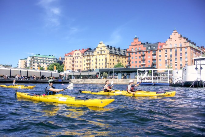 Stockholm City Kayak Tour - Södermalm views and wider water