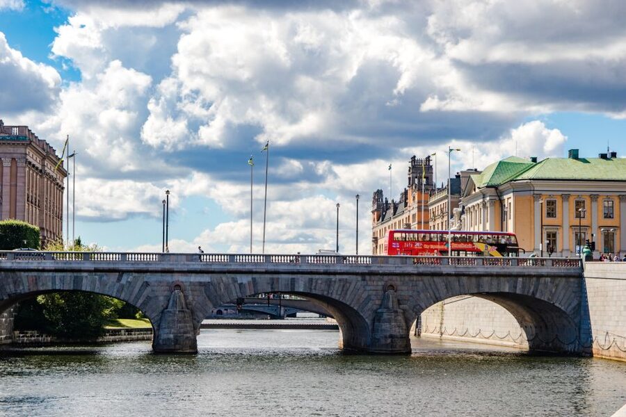 Stockholm: City Sightseeing Hop-On Hop-Off Bus Tour - City Hall, Hötorget, and the Ice Bar