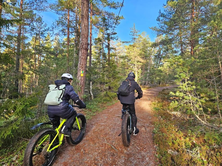 Stockholm: Fat Bike Forest Adventure with Lunch and Sauna - The break that keeps the ride manageable