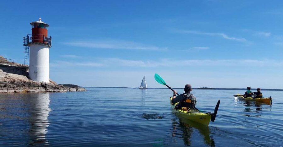 Stockholm: Full-Day Archipelago Kayaking Adventure - From The Green Trails office to the water