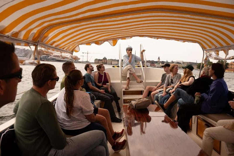 Stockholm: Guided City Sightseeing Open Electric Boat Tour - Key points to know before booking