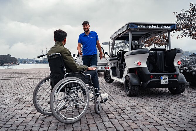 Stockholm Highlights: Private Golf Cart Tour - Starting at Skeppsbron and entering the old city