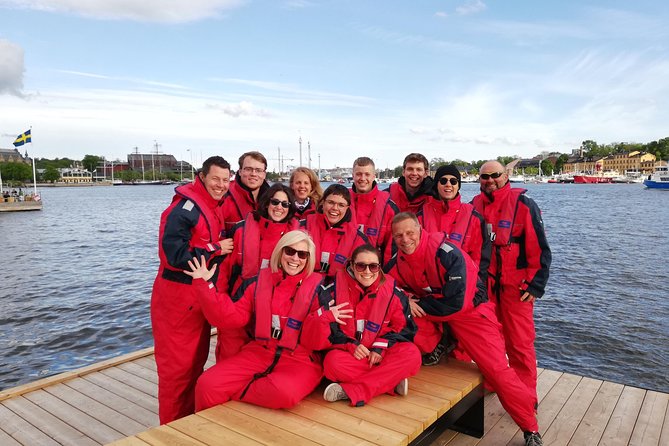 Stockholm RIB Speed Boat Tour - Vaxholm Fortress gives the ride a focal point