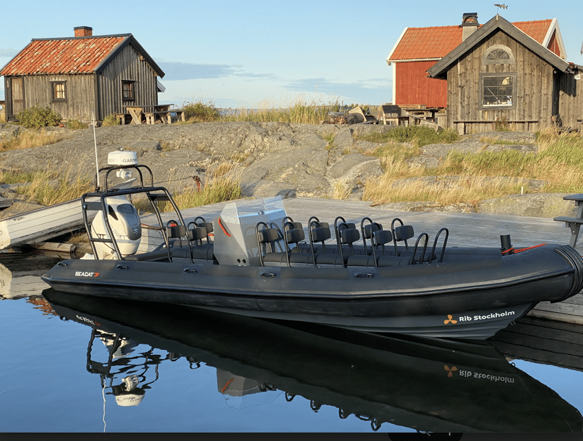 Stockholm: RIB Speed boat tour incl. island visit - Booking details that affect your day