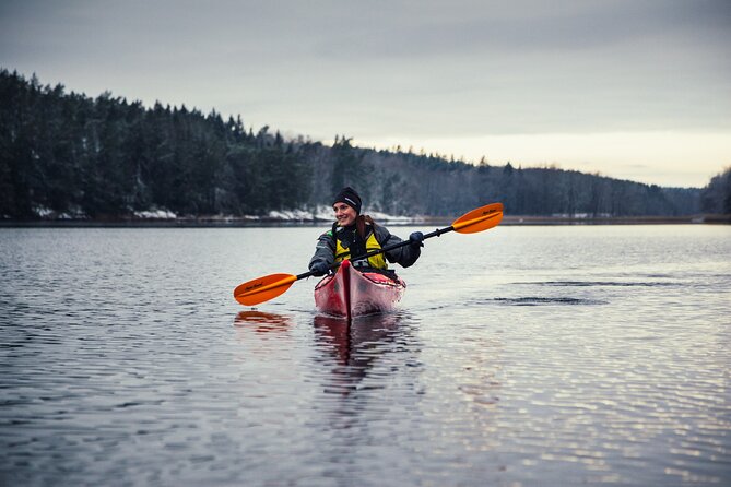 Stockholm: Winter Kayaking, Swedish Fika and hot Sauna Experience - Sauna, Baltic plunge, and the best finish