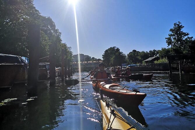 Sunset Kayak Tour in Central Stockholm and Swedish Fika - A fika stop beside the water