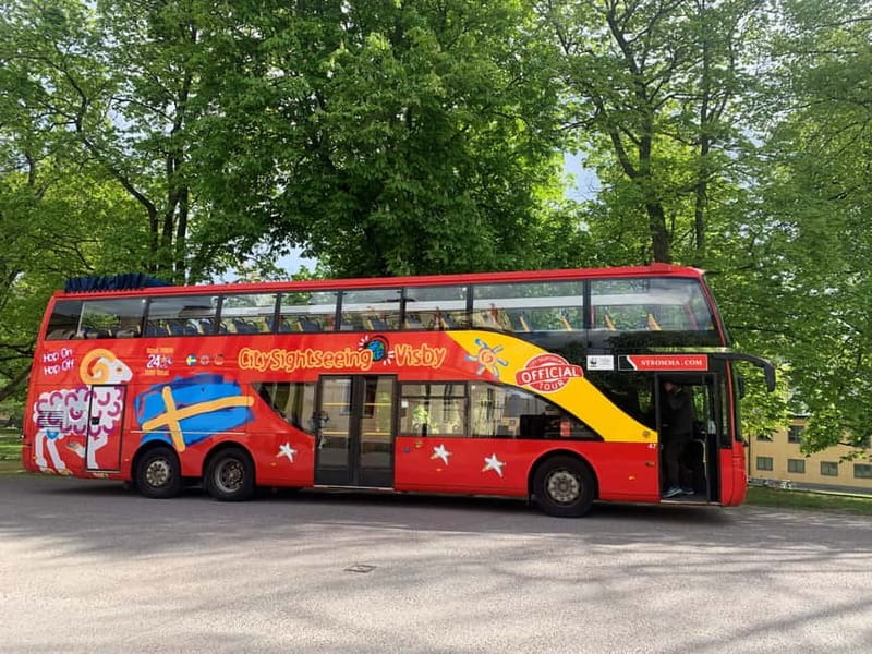 Visby: Hop-On Hop-Off 1 day Bus Tour - The medieval city wall and Österport