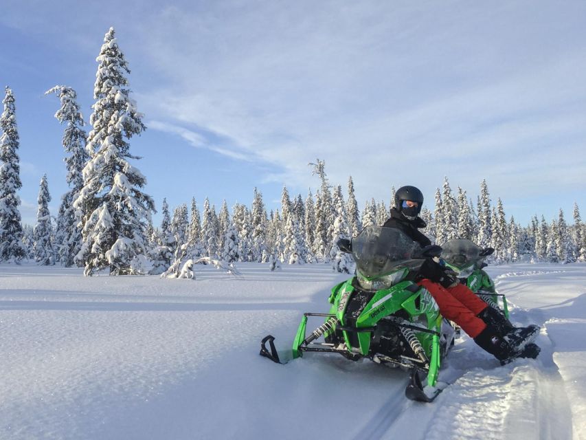 Wilderness Tour with Snowmobile & Ice Fishing - Thirty Minutes of Safety Instruction